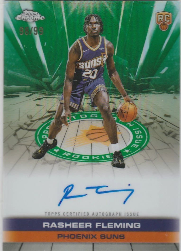Rasheer Fleming 2025-26 Topps Chrome card