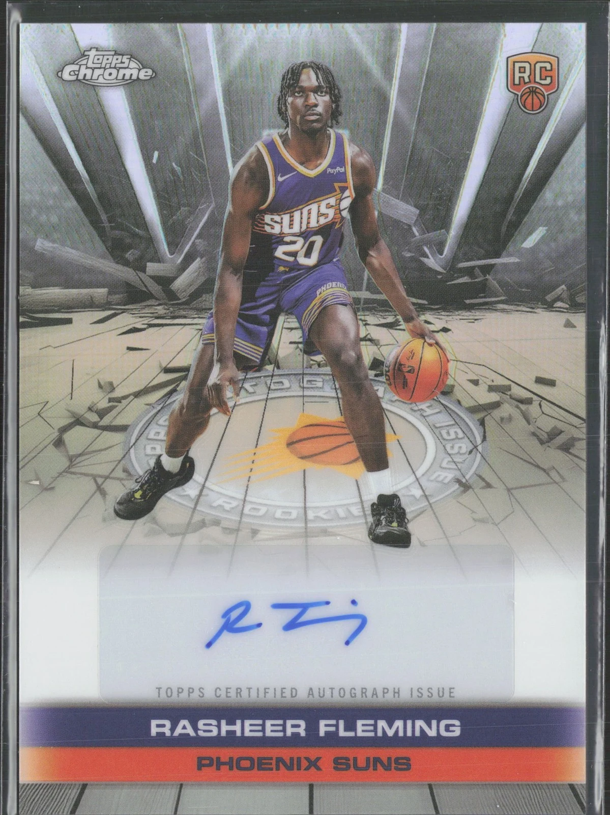 Rasheer Fleming 2025 Topps Chrome Basketball card