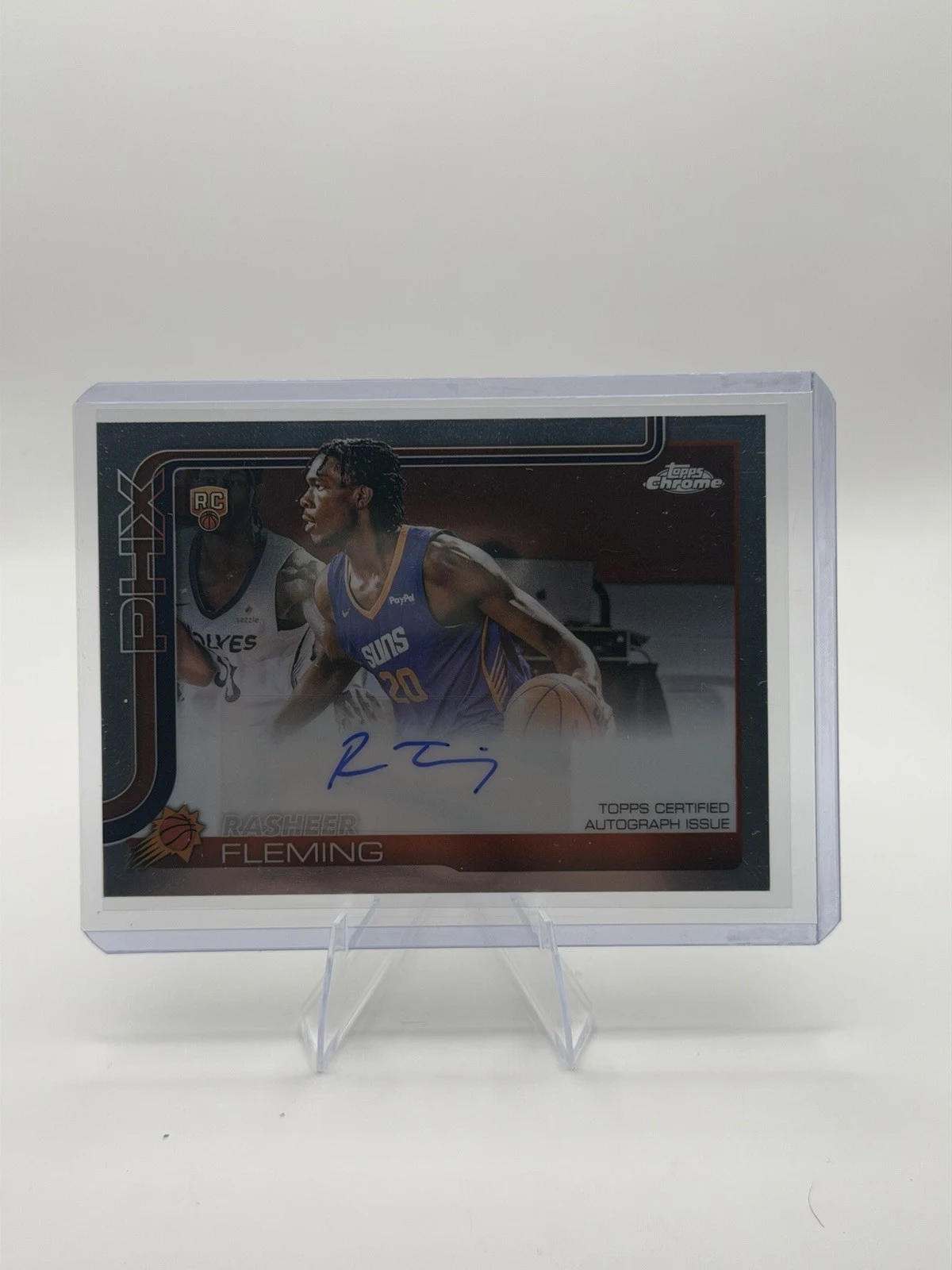 Rasheer Fleming 2025-26 Topps Chrome card