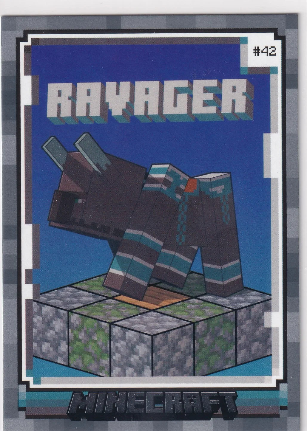 Ravager 2024 Panini Minecraft #42 trading card - Front
