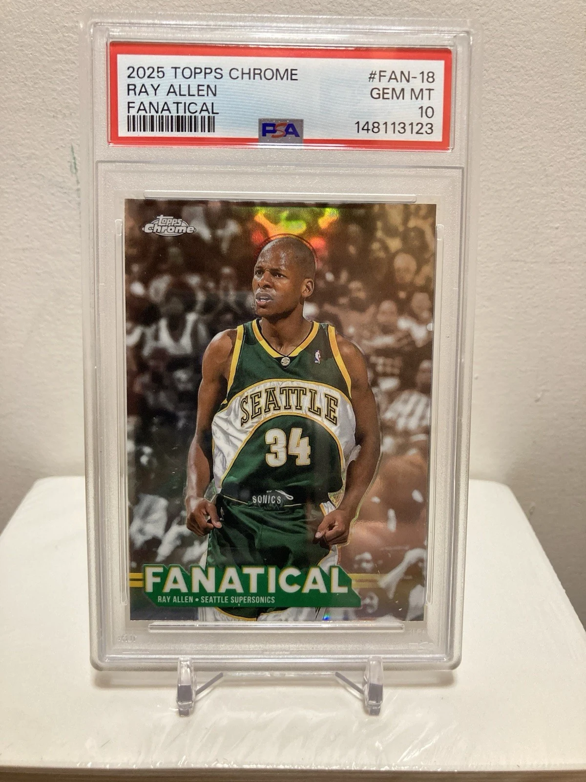 Ray Allen 2025 Topps Chrome Basketball card