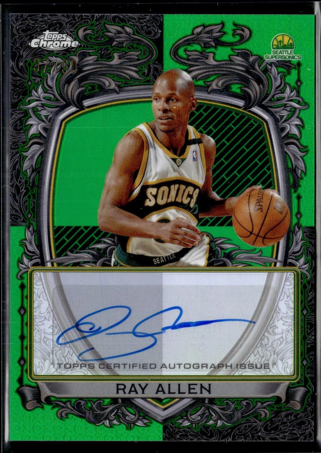 Ray Allen 2025-26 Topps Chrome card