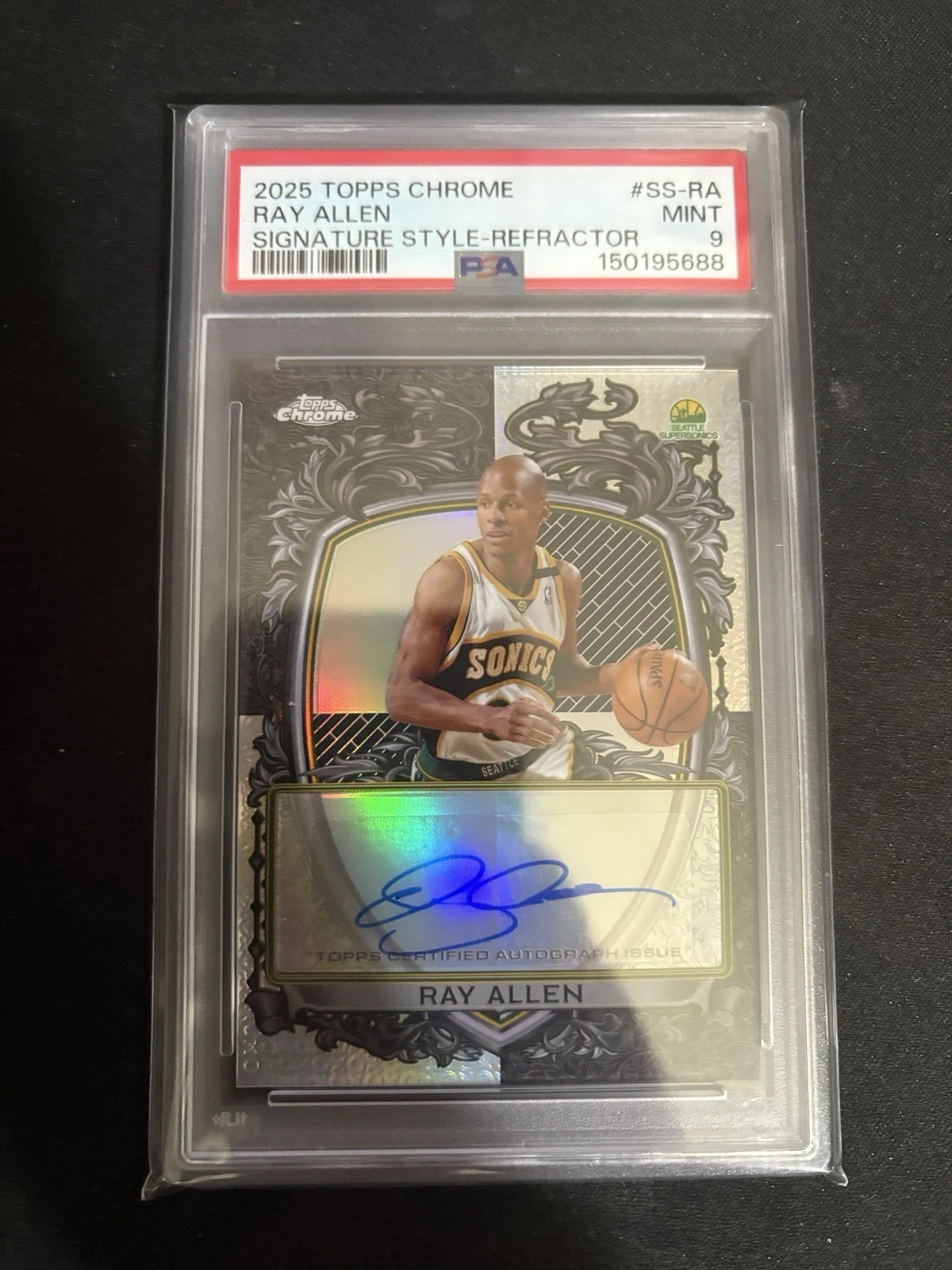 Ray Allen 2025 Topps Chrome Basketball card