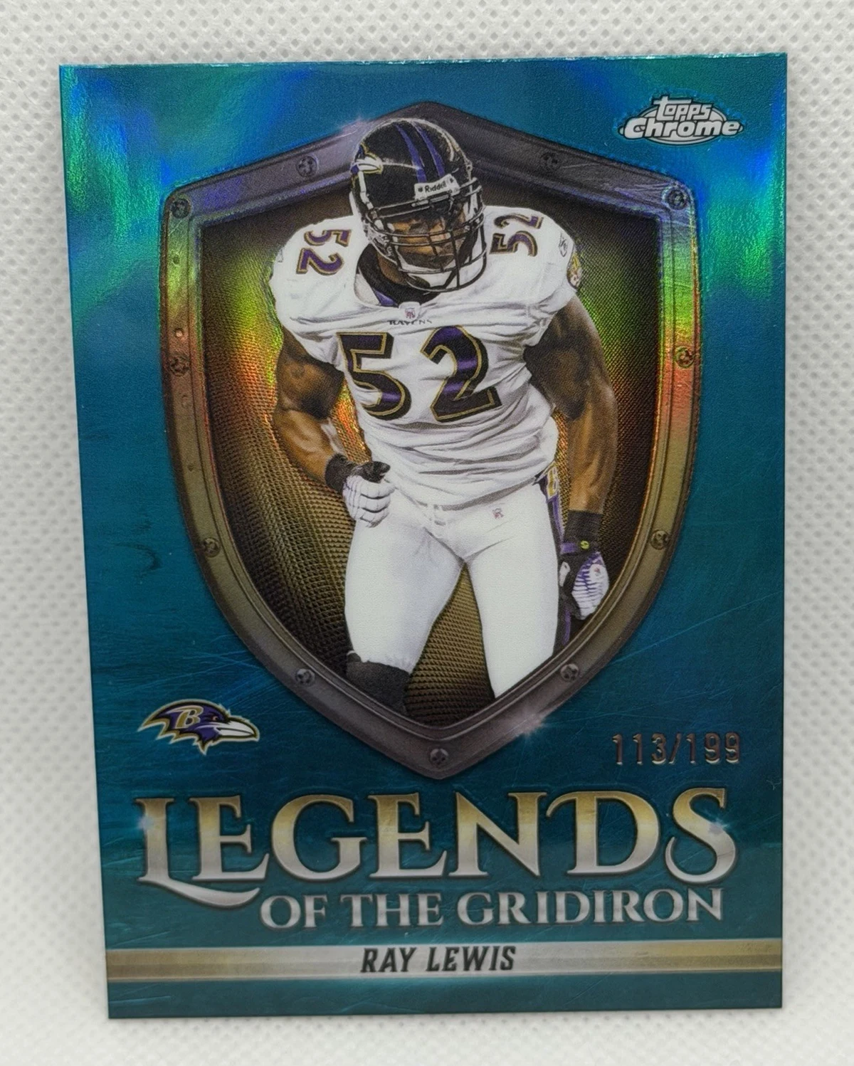 Ray Lewis 2025 Topps Chrome Football card