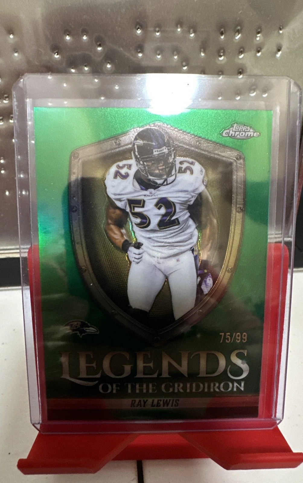 Ray Lewis 2025 Topps Chrome Football card