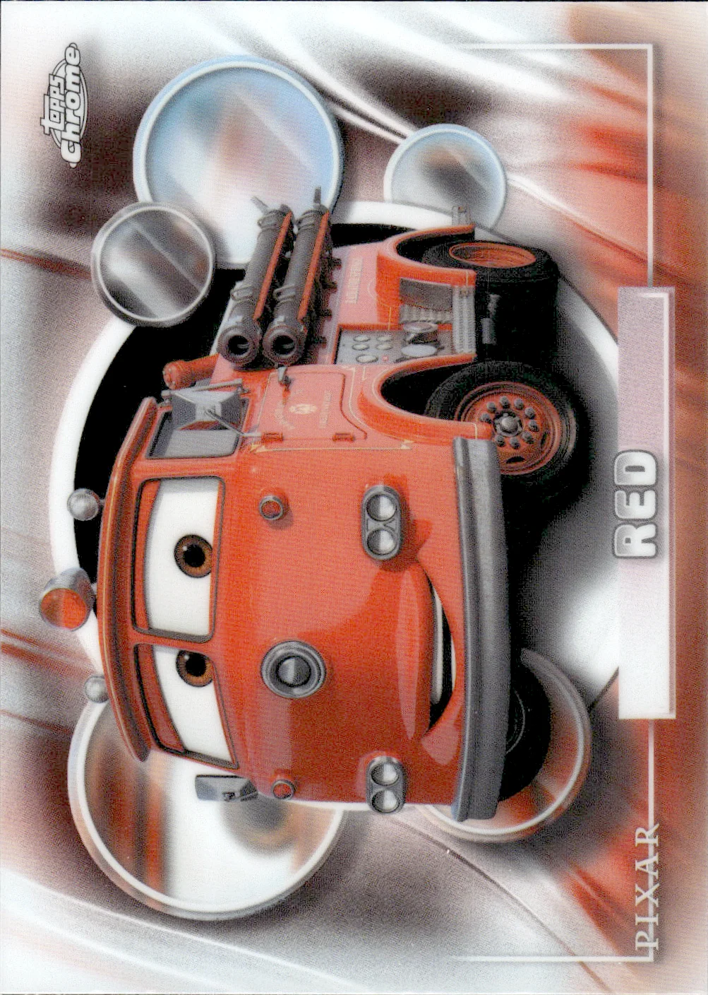 Red #24 2026 Topps Chrome Disney trading card - Front