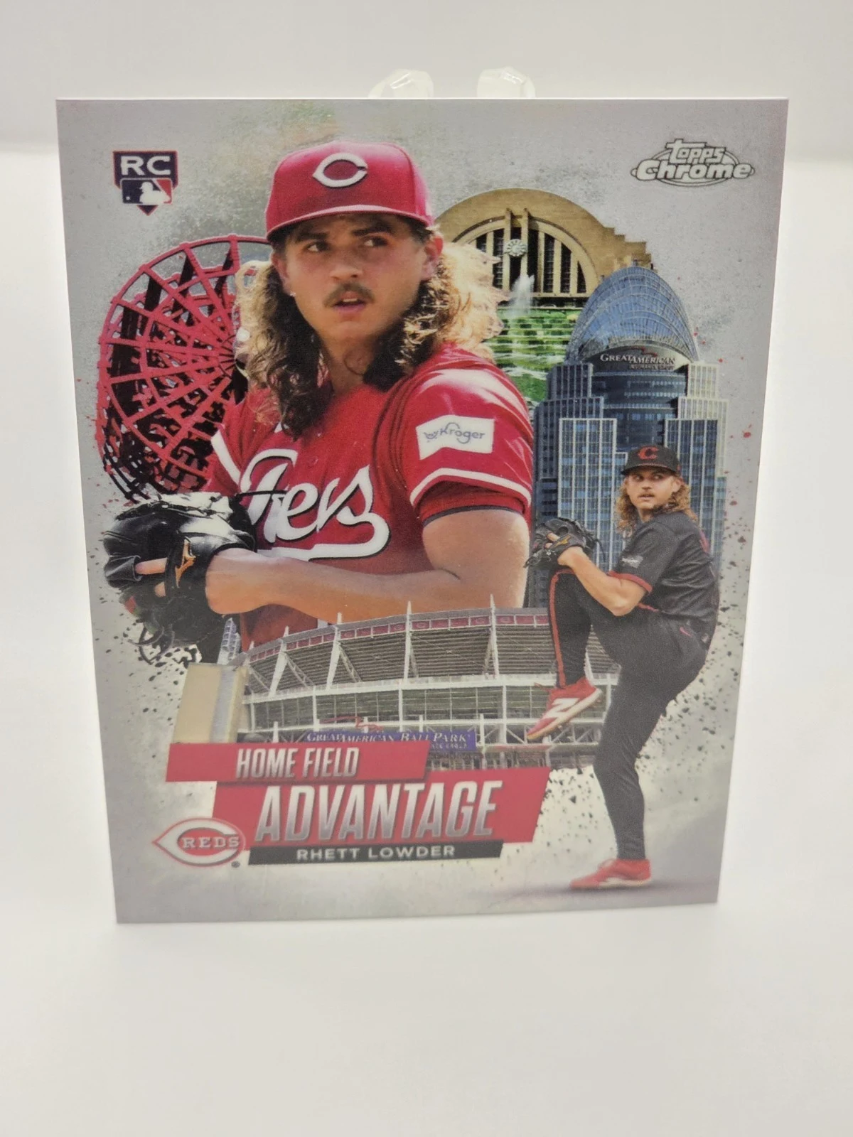 Rhett Lowder #HA-26 2025 Topps Chrome Baseball Home Field Advantage front
