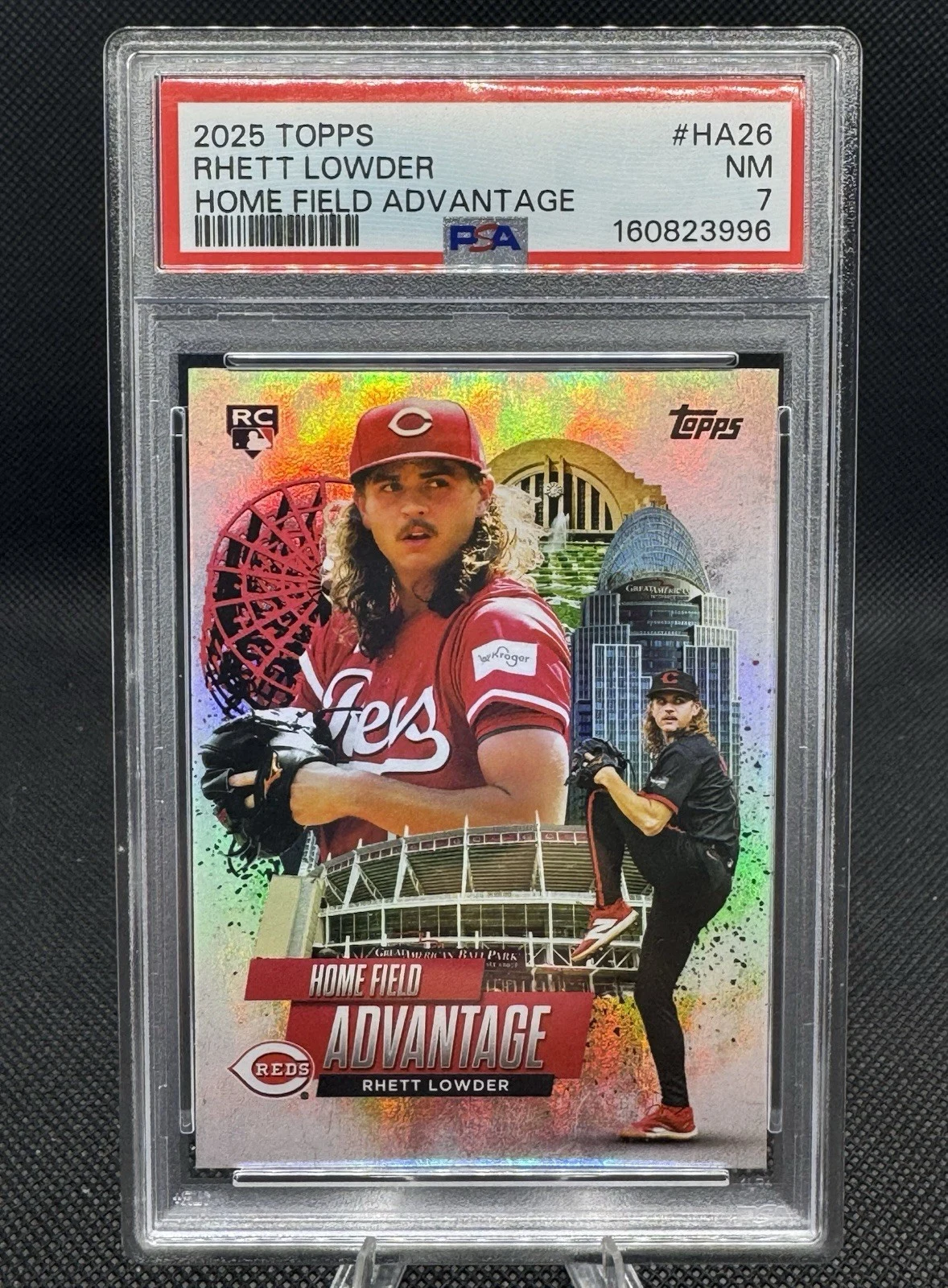 Rhett Lowder #HA-26 2025 Topps Chrome Baseball Home Field Advantage front