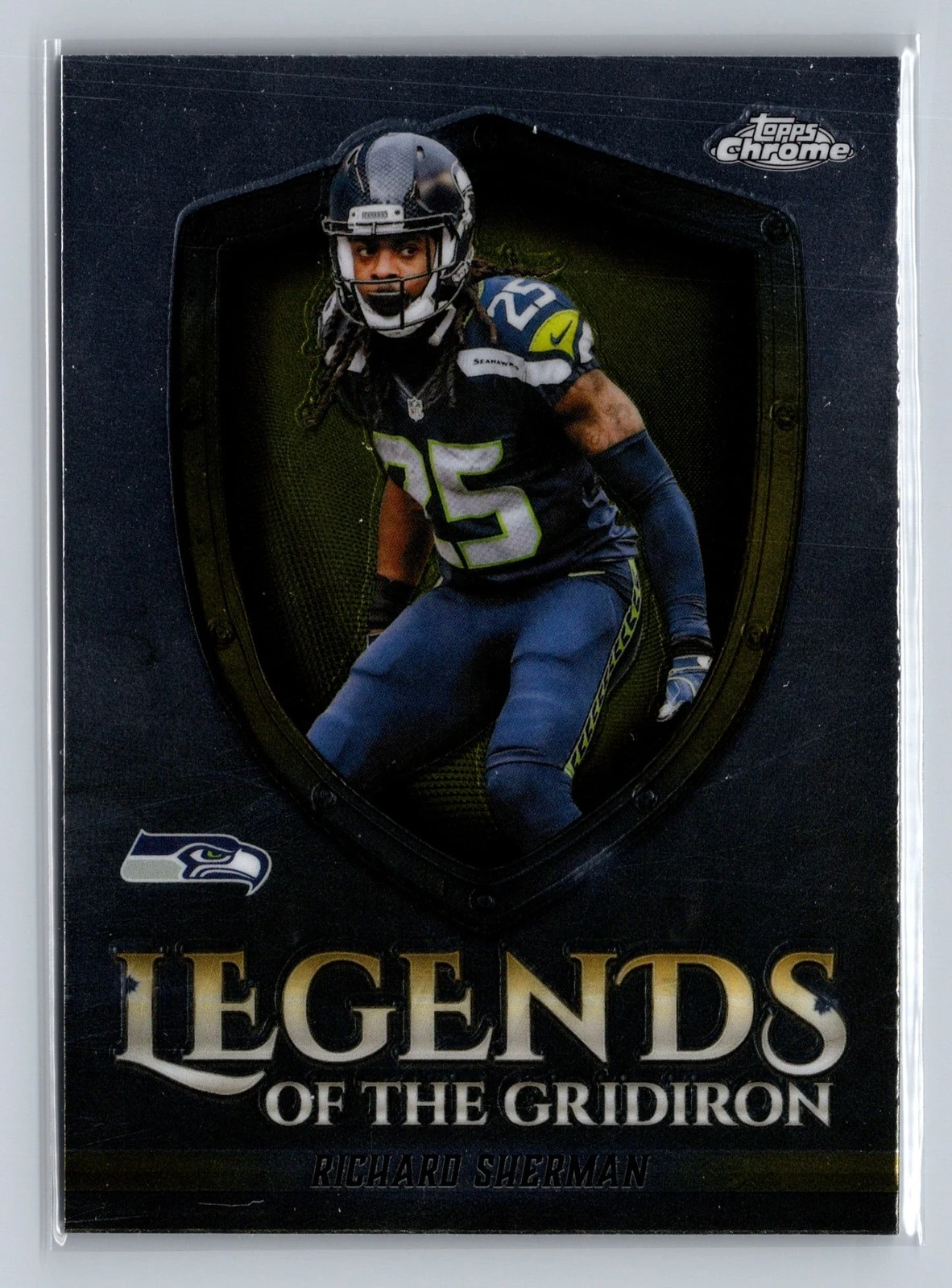 Richard Sherman 2025 Topps Chrome Football card