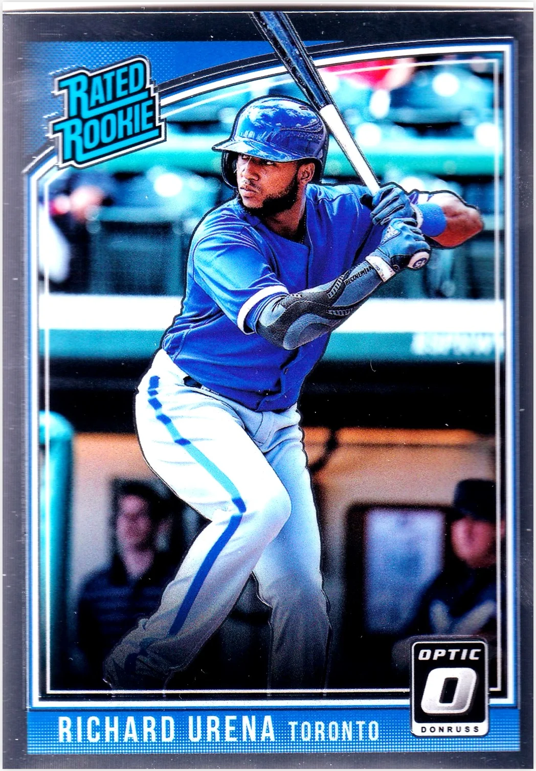 Richard Urena 2018 Panini Chronicles #186 Optic Rated Rookies baseball card - Front