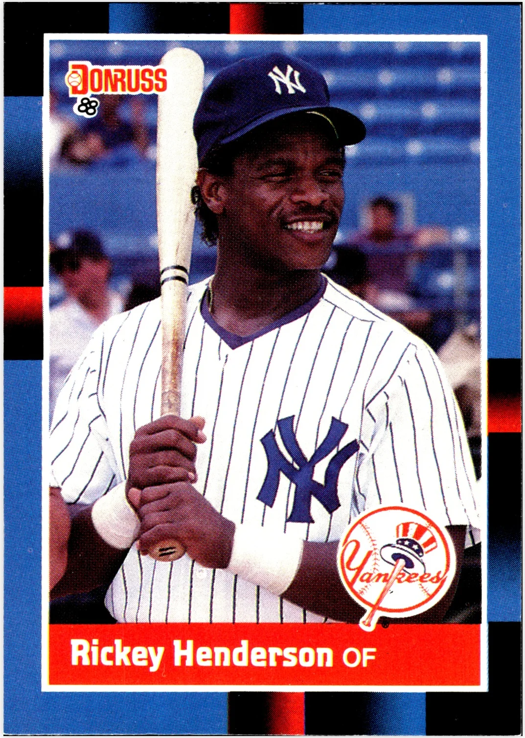 Rickey Henderson 1988 Donruss New York Yankees Team Collection #277 baseball card - Front