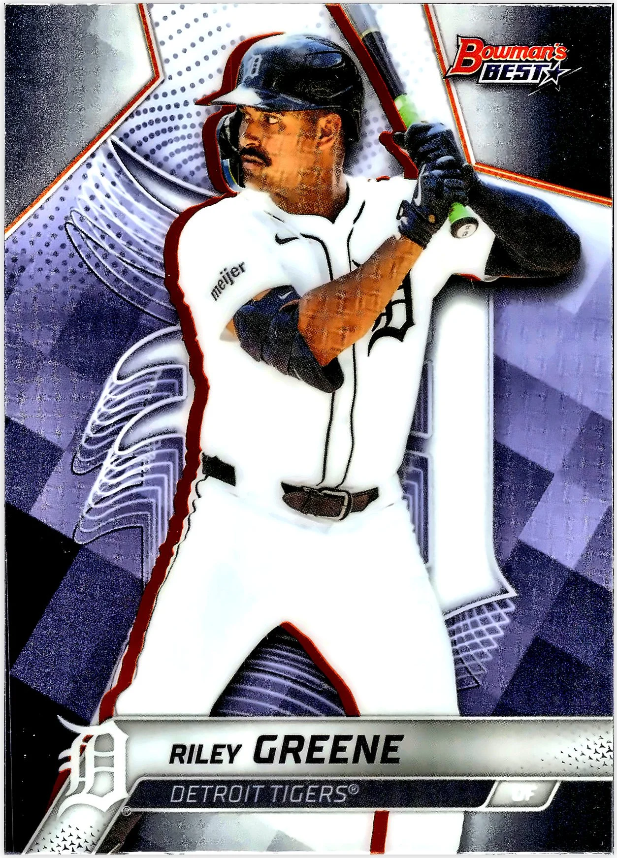 Riley Greene 2025 Bowman's Best #59 baseball card - Front