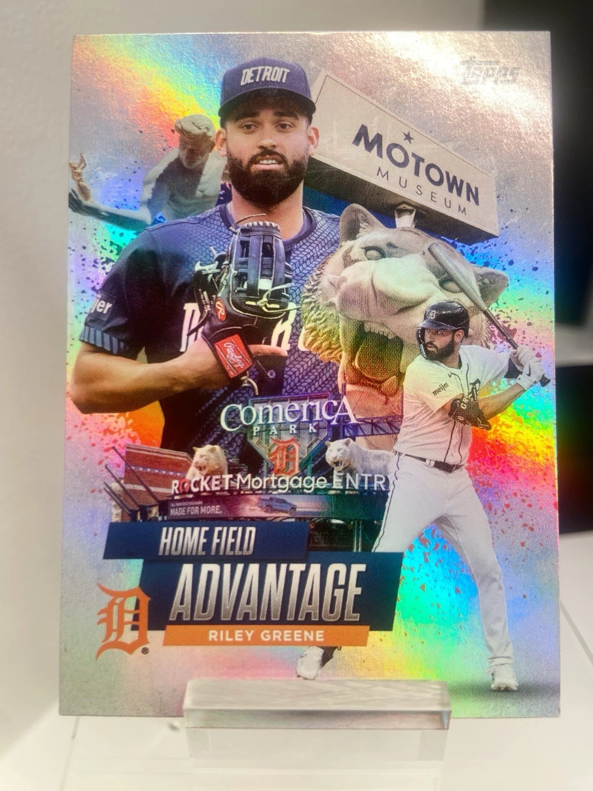 Riley Greene #HA-19 2025 Topps Series 1 Baseball - Celebration Series Home Field Advantage front