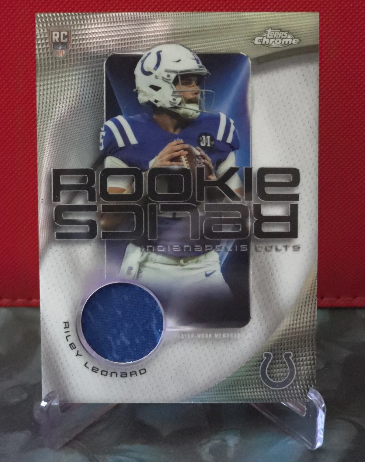 Riley Leonard 2025 Topps Chrome Football card