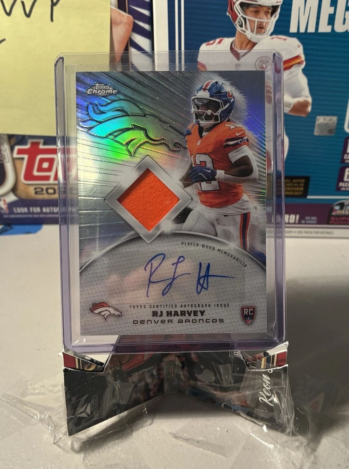 RJ Harvey 2025 Topps Chrome Football card