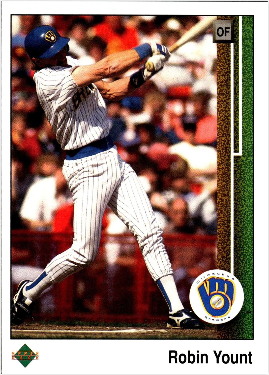 Robin Yount 1989 Upper Deck #285 baseball card - Front