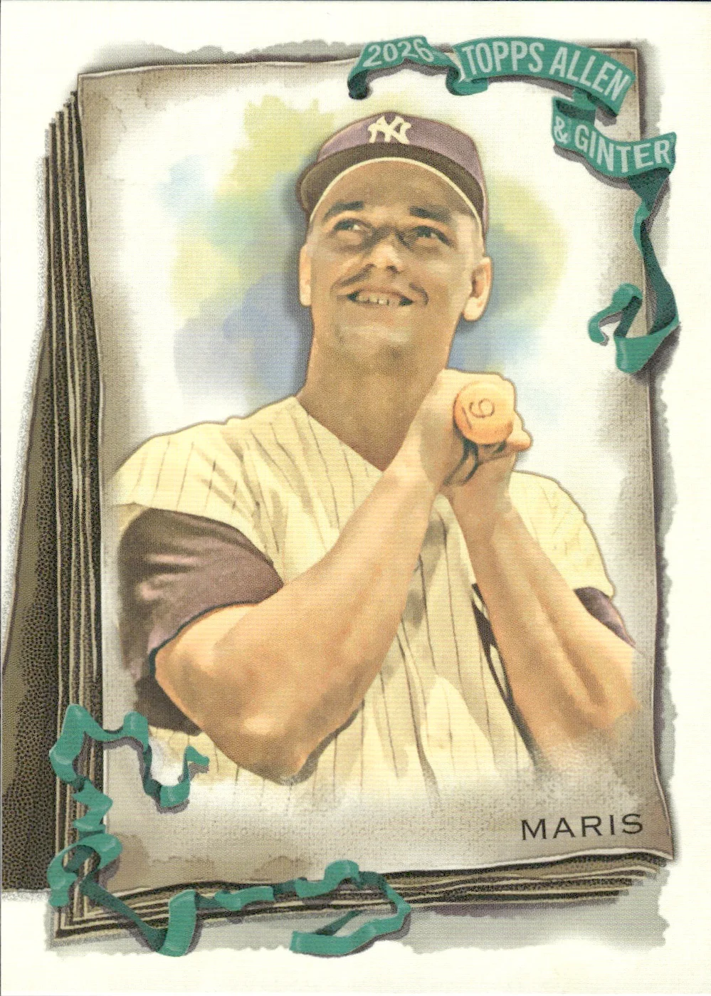 Roger Maris #136 2026 Topps Allen & Ginter trading card - Front