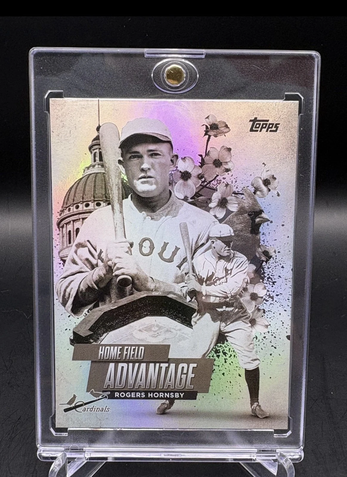 Rogers Hornsby #LHA-13 2025 Topps Update Series Baseball Legendary Home Field Advantage front