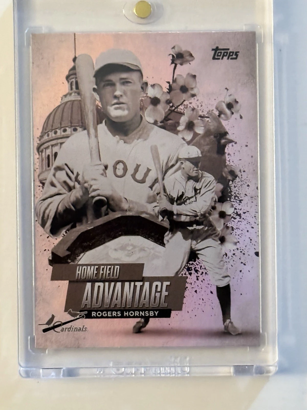 Rogers Hornsby #LHA-13 2025 Topps Update Series Baseball Legendary Home Field Advantage front