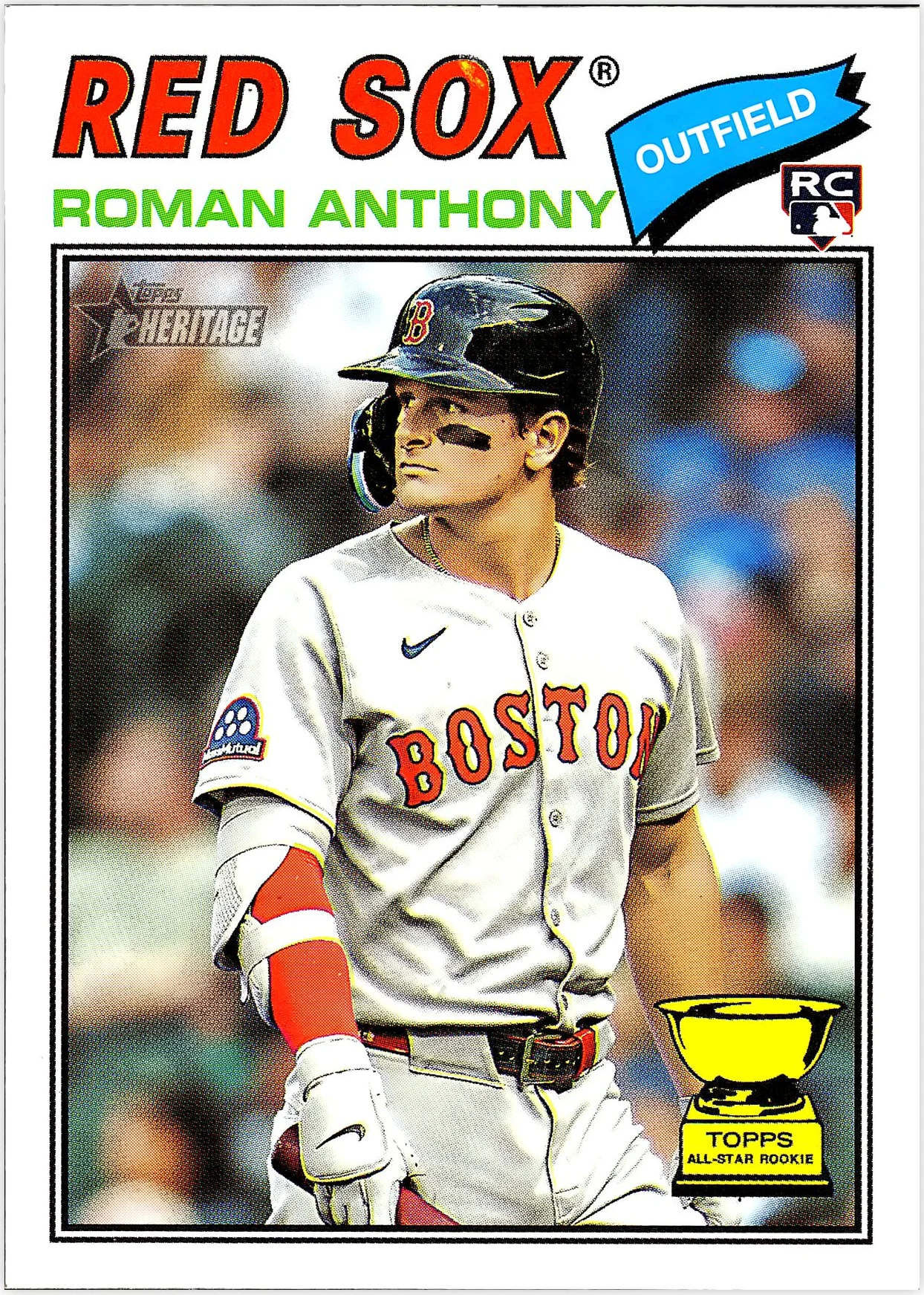 Roman Anthony Rookie Card 2026 Topps Heritage #86 baseball rookie card - Front