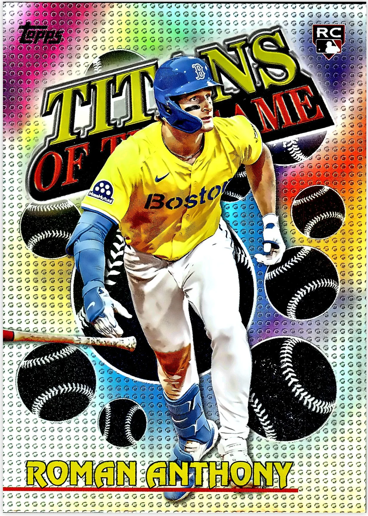Roman Anthony Rookie Card 2026 Topps #TOG-9 Titans of the Game baseball rookie card - Front