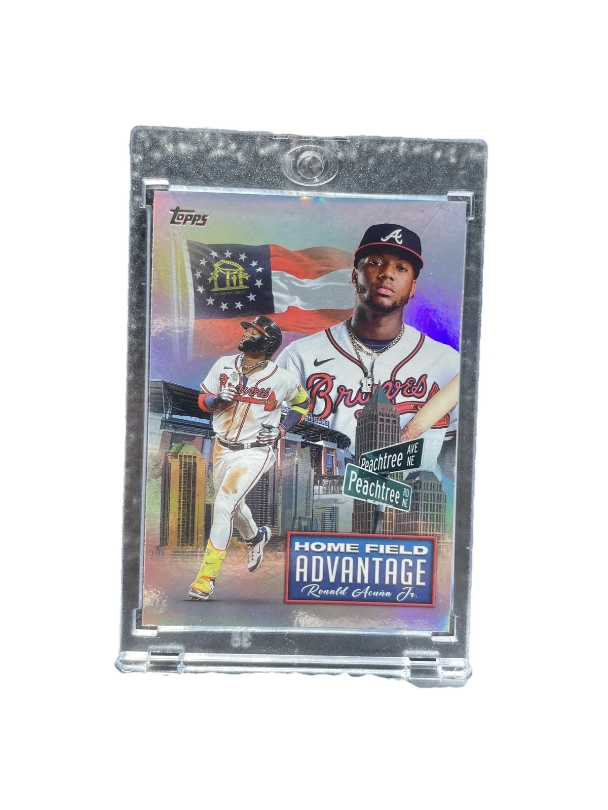 Ronald Acuña Jr. #HFA-11 2024 Topps Baseball Home Field Advantage front