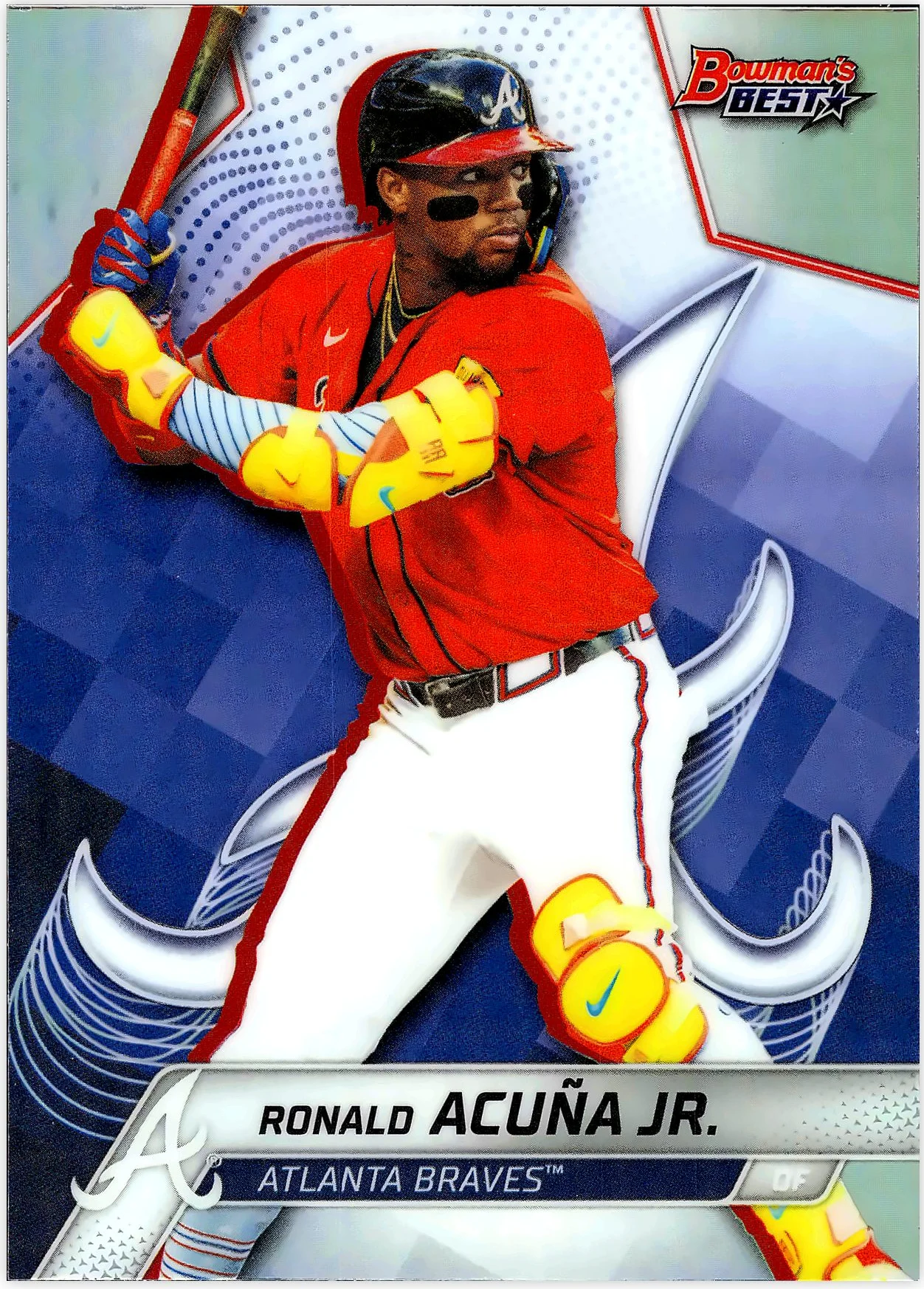 Ronald Acuña Jr. 2025 Bowman's Best #13 Refractors baseball card - Front