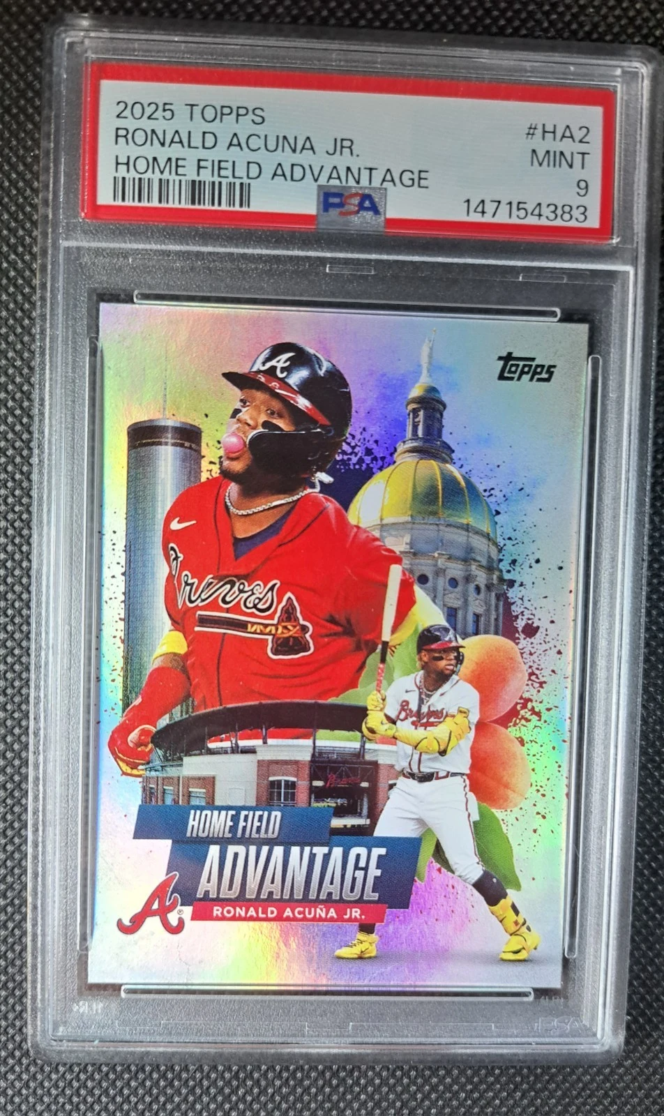 Ronald Acuna Jr. #HA-2 2022 Topps Baseball Home Field Advantage front