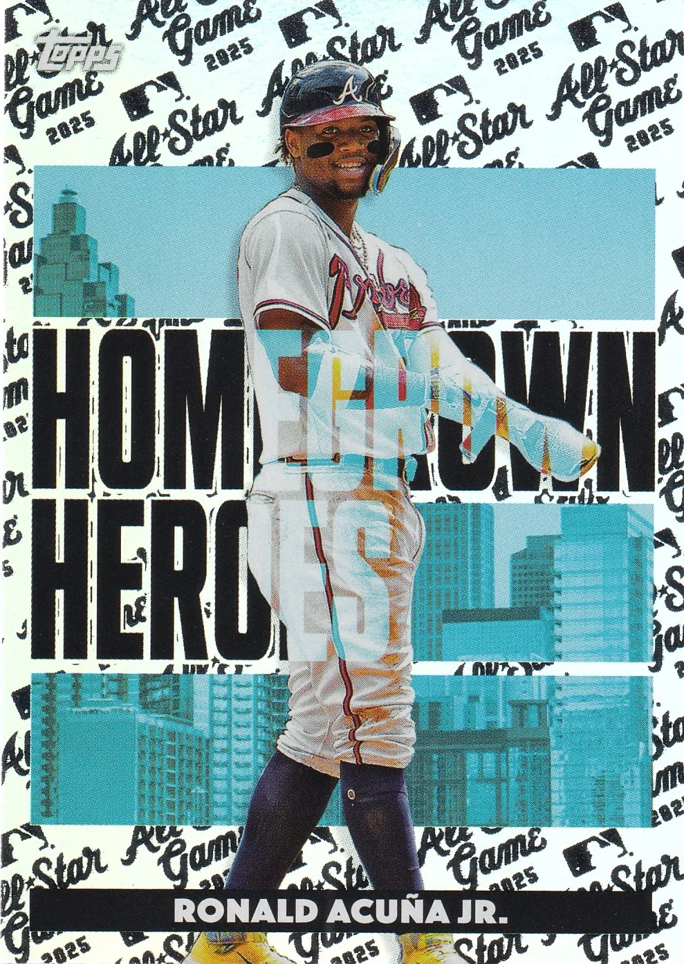 Ronald Acuna Jr. 2025 Topps All Star Game #HH-1 Homegrown Heroes baseball card - Front