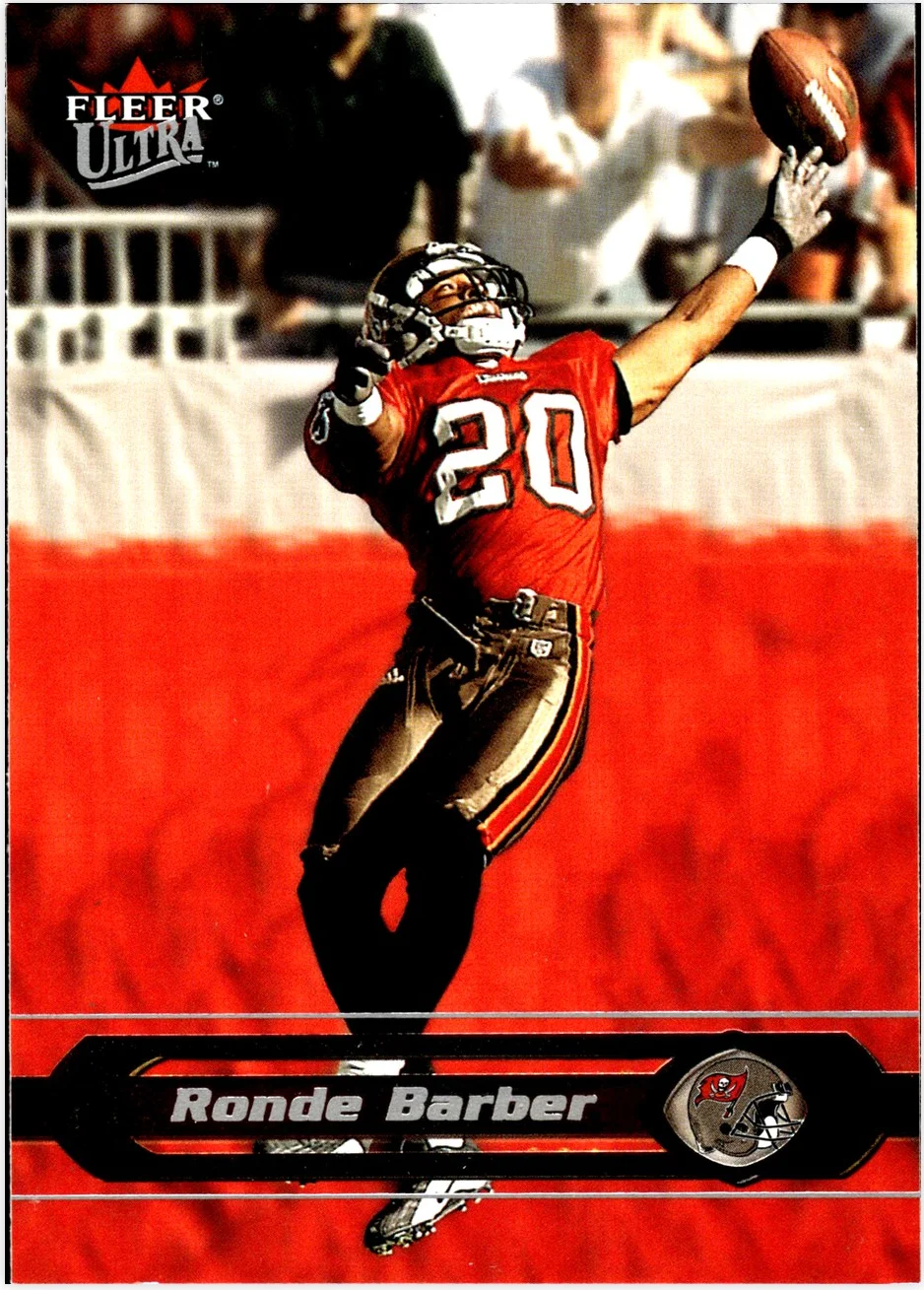 Ronde Barber 2002 Ultra #75 football card - Front