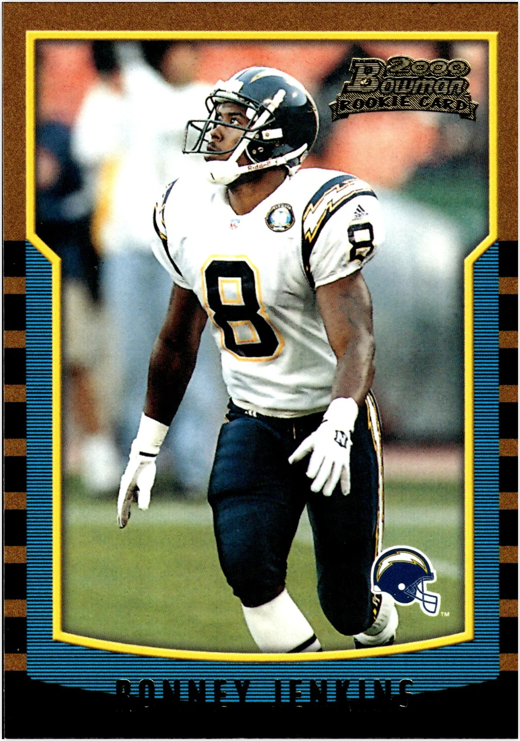 Ronney Jenkins Rookie Card 2000 Bowman #212 football rookie card - Front