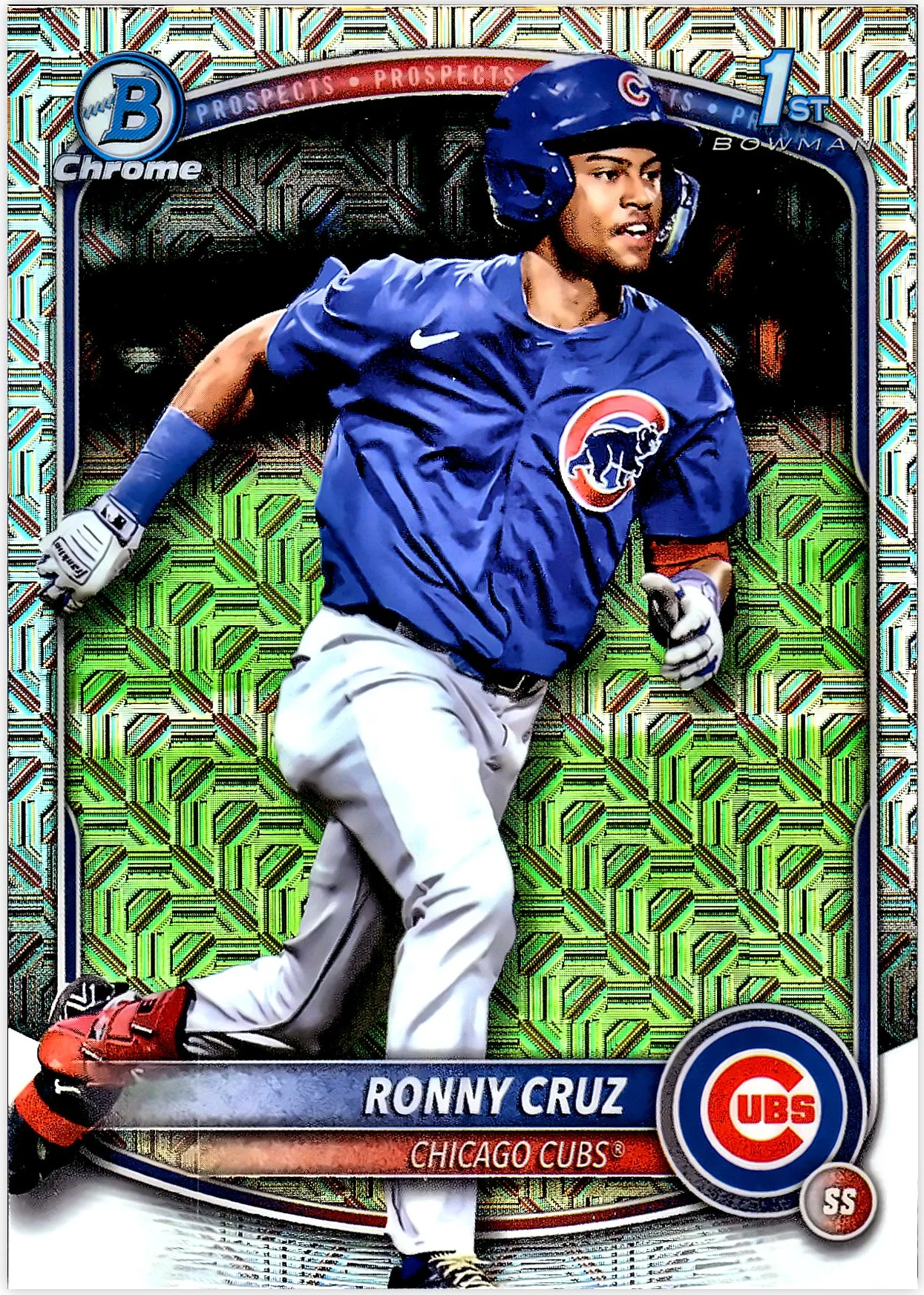 Ronny Cruz 2025 Bowman Chrome #BCP-213 Prospects Mojo baseball card - Front
