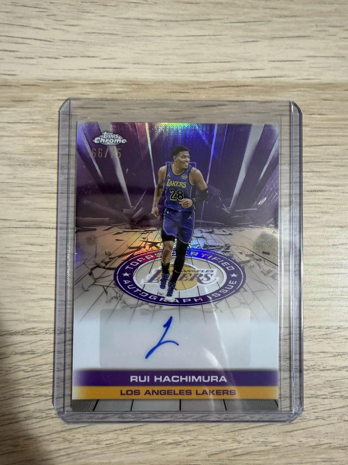 Rui Hachimura 2025-26 Topps Chrome card