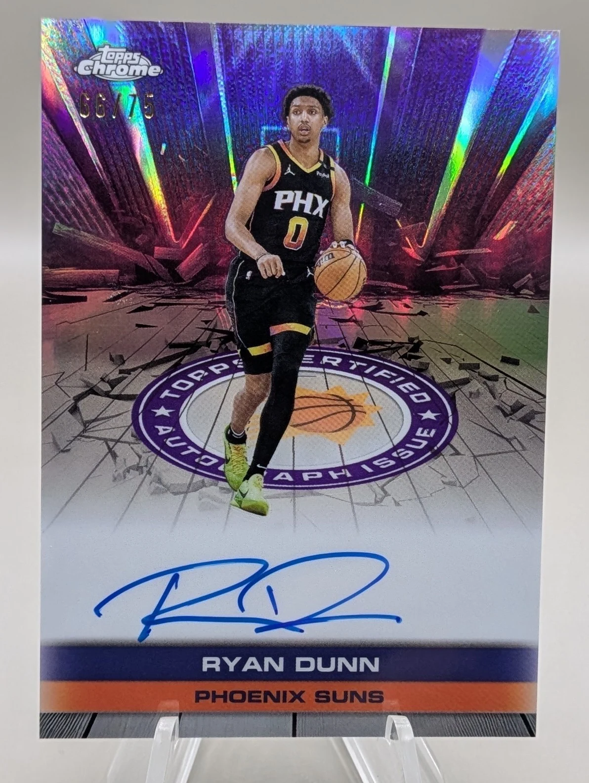 Ryan Dunn 2025 Topps Chrome Basketball card
