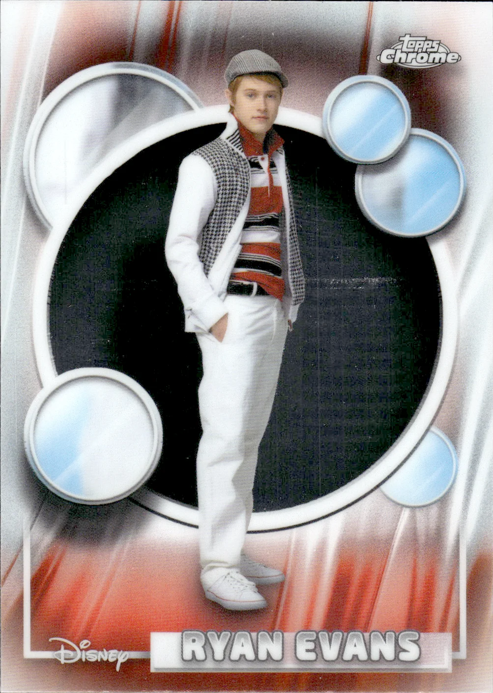Ryan Evans #185 2026 Topps Chrome Disney trading card - Front
