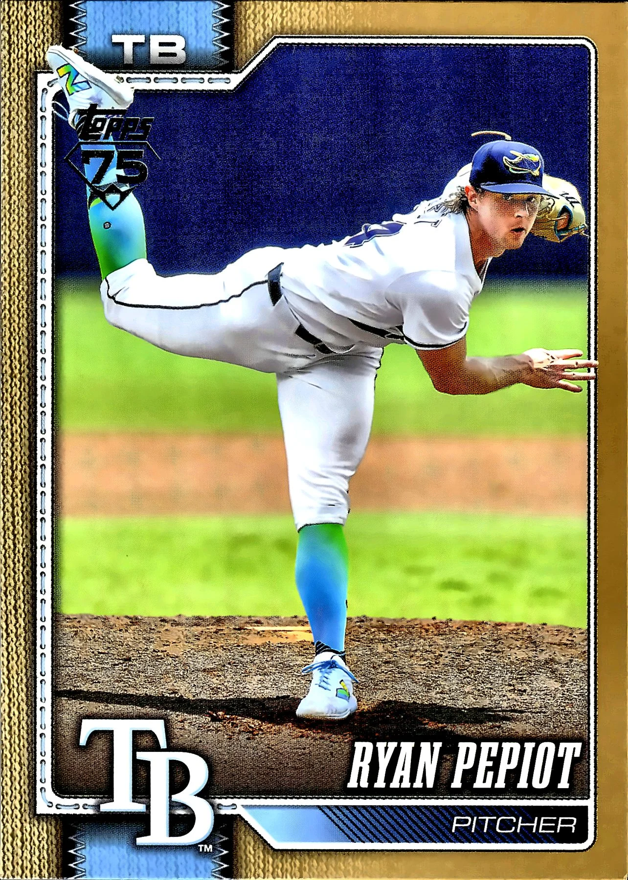 Ryan Pepiot 2026 Topps #313 Gold baseball card - Front