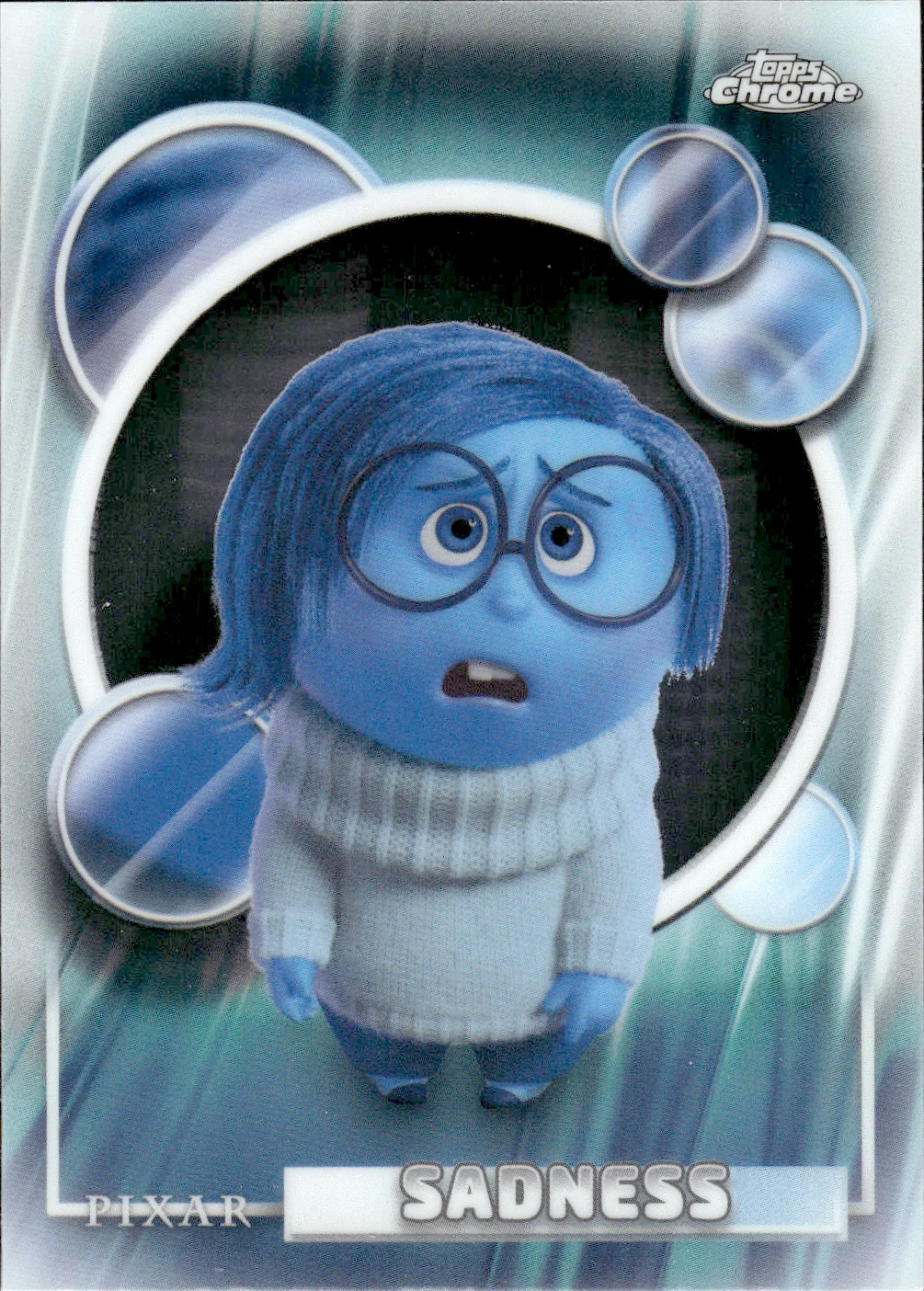 Sadness #172 2026 Topps Chrome Disney trading card - Front