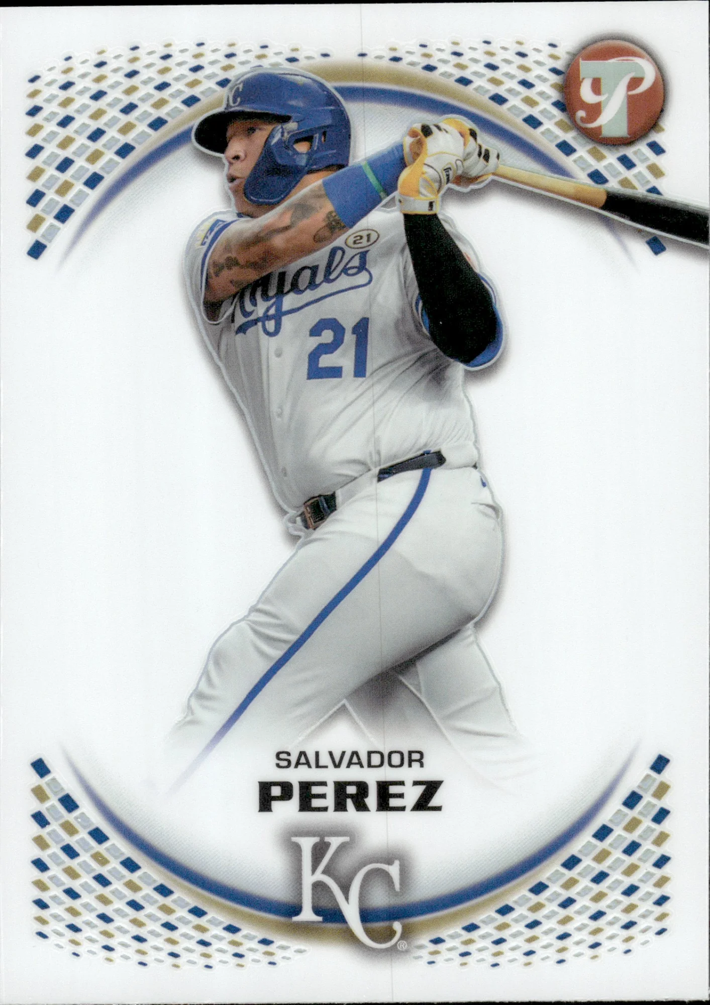Salvador Perez #158 Refractor 2026 Topps Pristine Baseball baseball card - Front