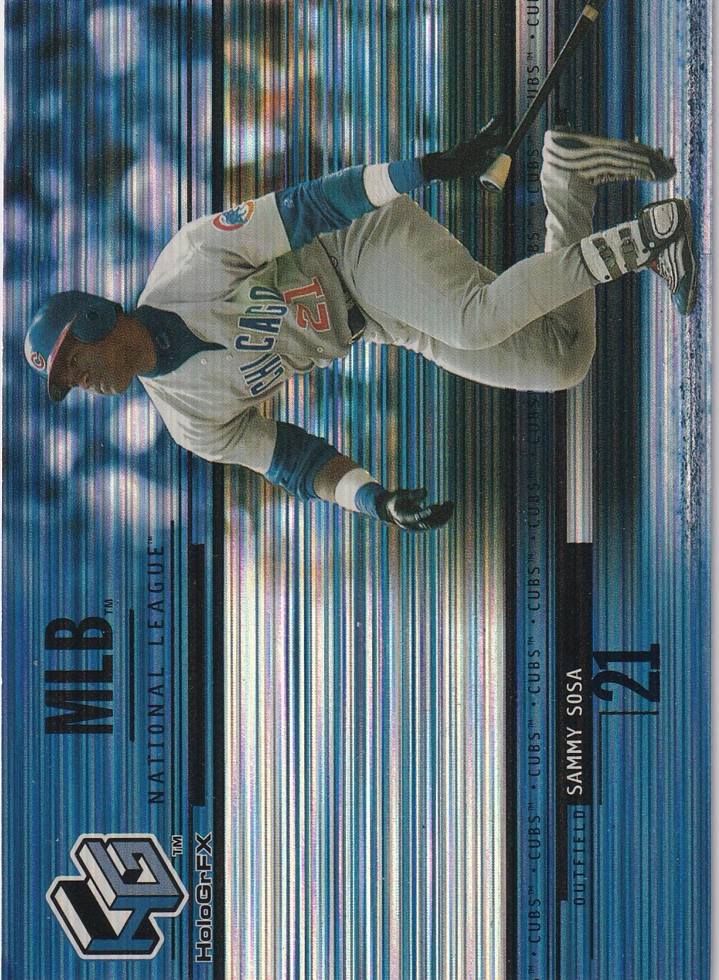 Sammy Sosa 2000 Upper Deck HoloGrFX #22 baseball card - Front