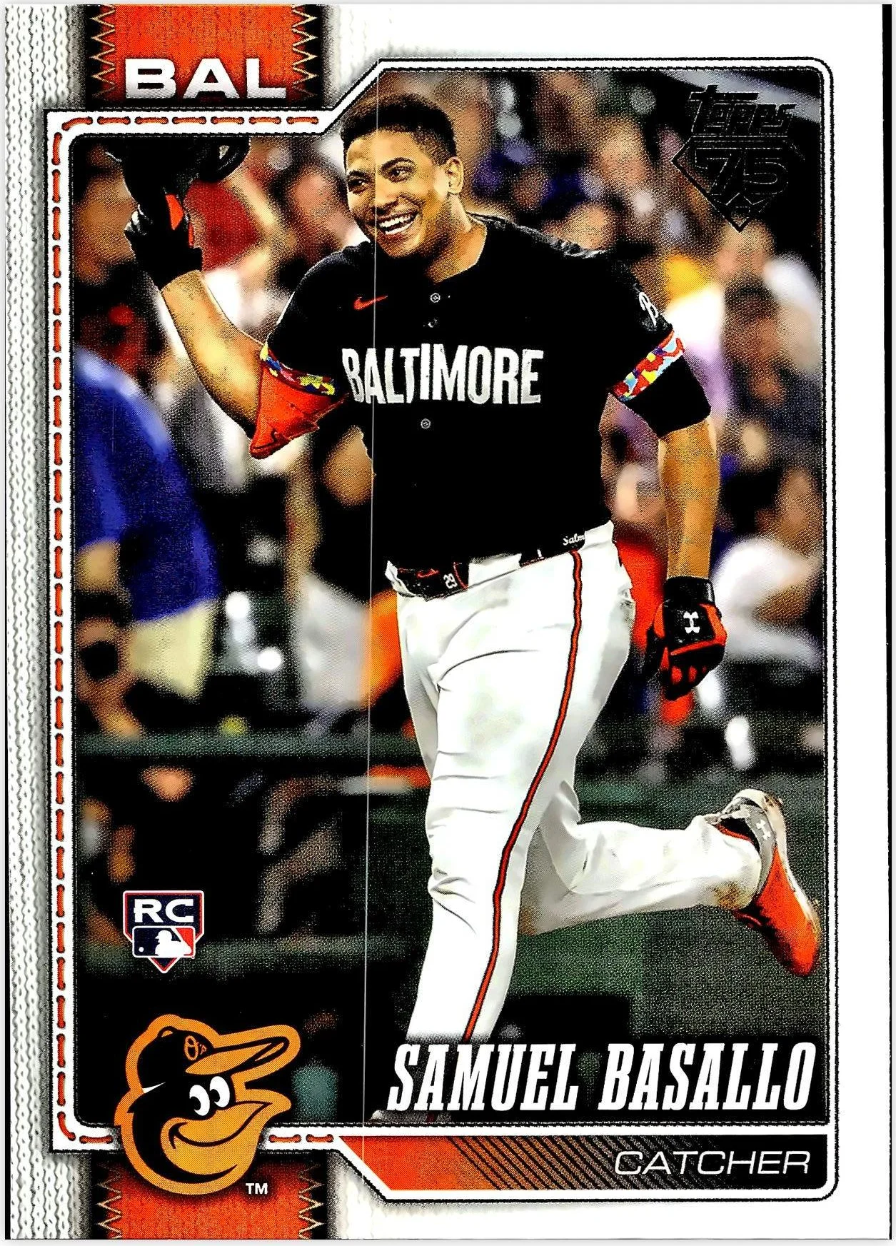 Samuel Basallo 2026 Topps #104 baseball rookie card - Front