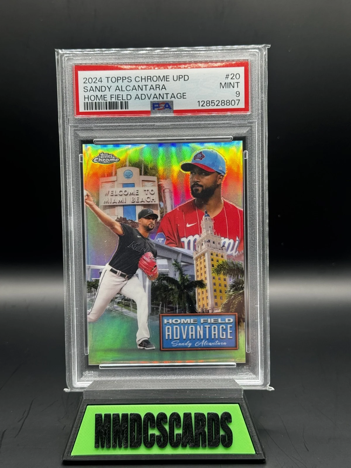 Sandy Alcantara #HFAC-20 2024 Topps Chrome Update Baseball Home Field Advantage front