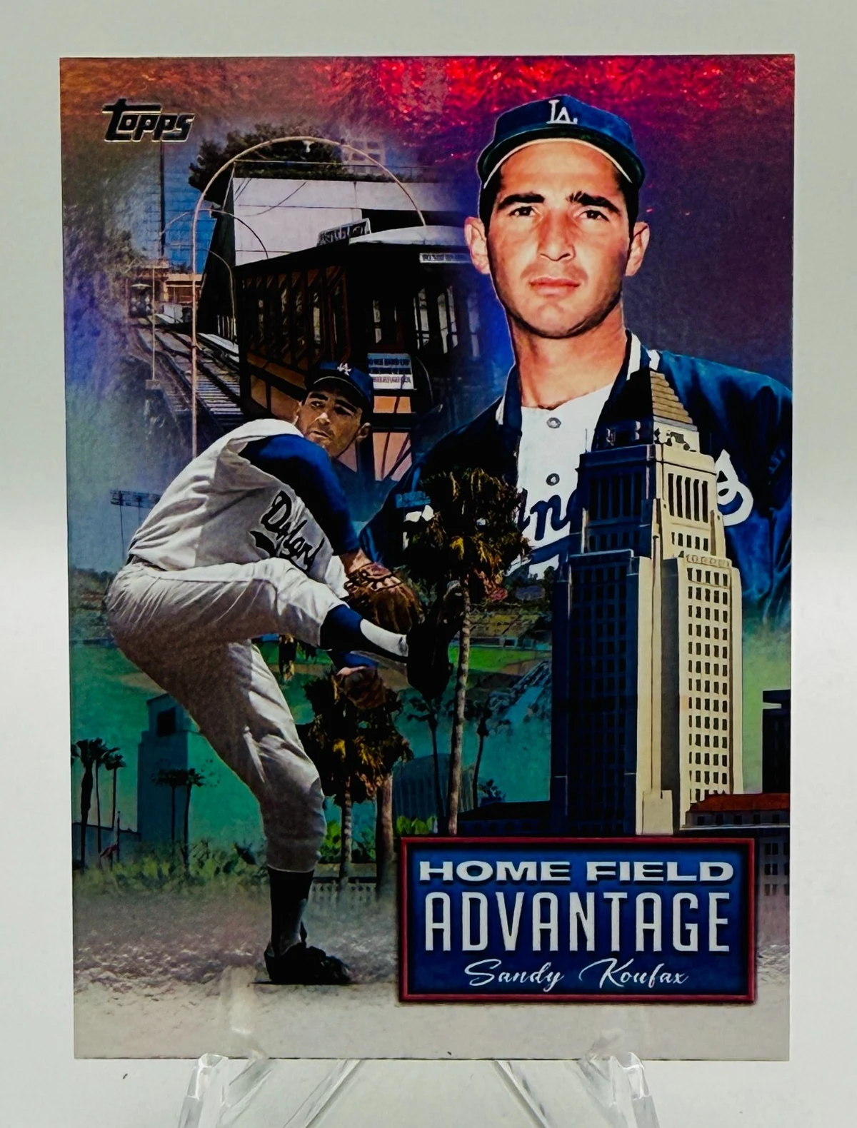 Sandy Koufax #LHA-7 2024 Topps Baseball Legendary Home Field Advantage front
