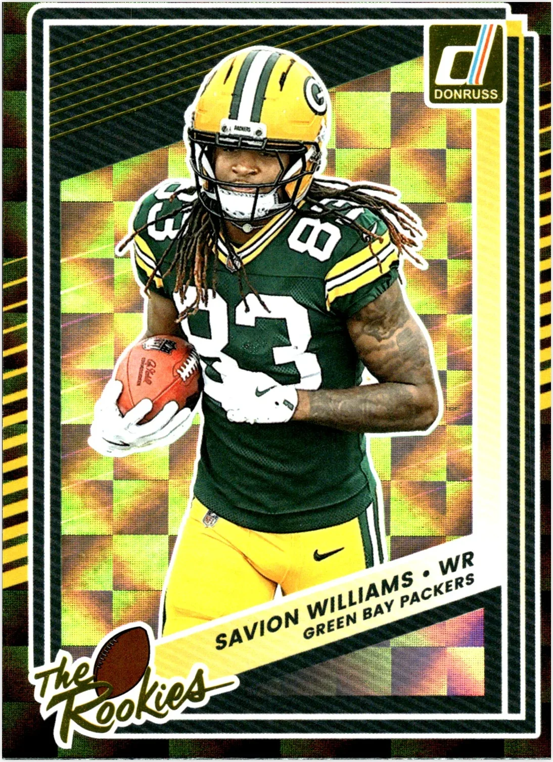 Savion Williams 2025 Donruss #36 The Rookies football card - Front
