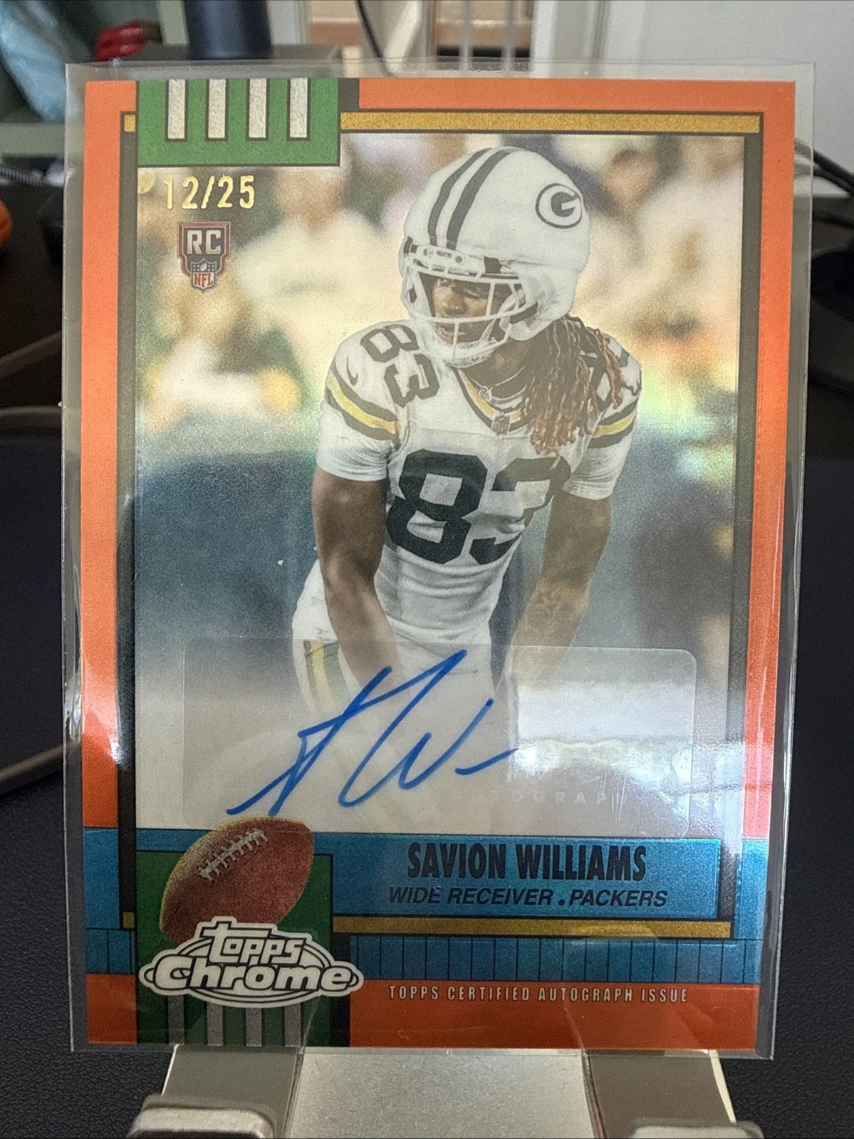 Savion Williams 2025 Topps Chrome Football card
