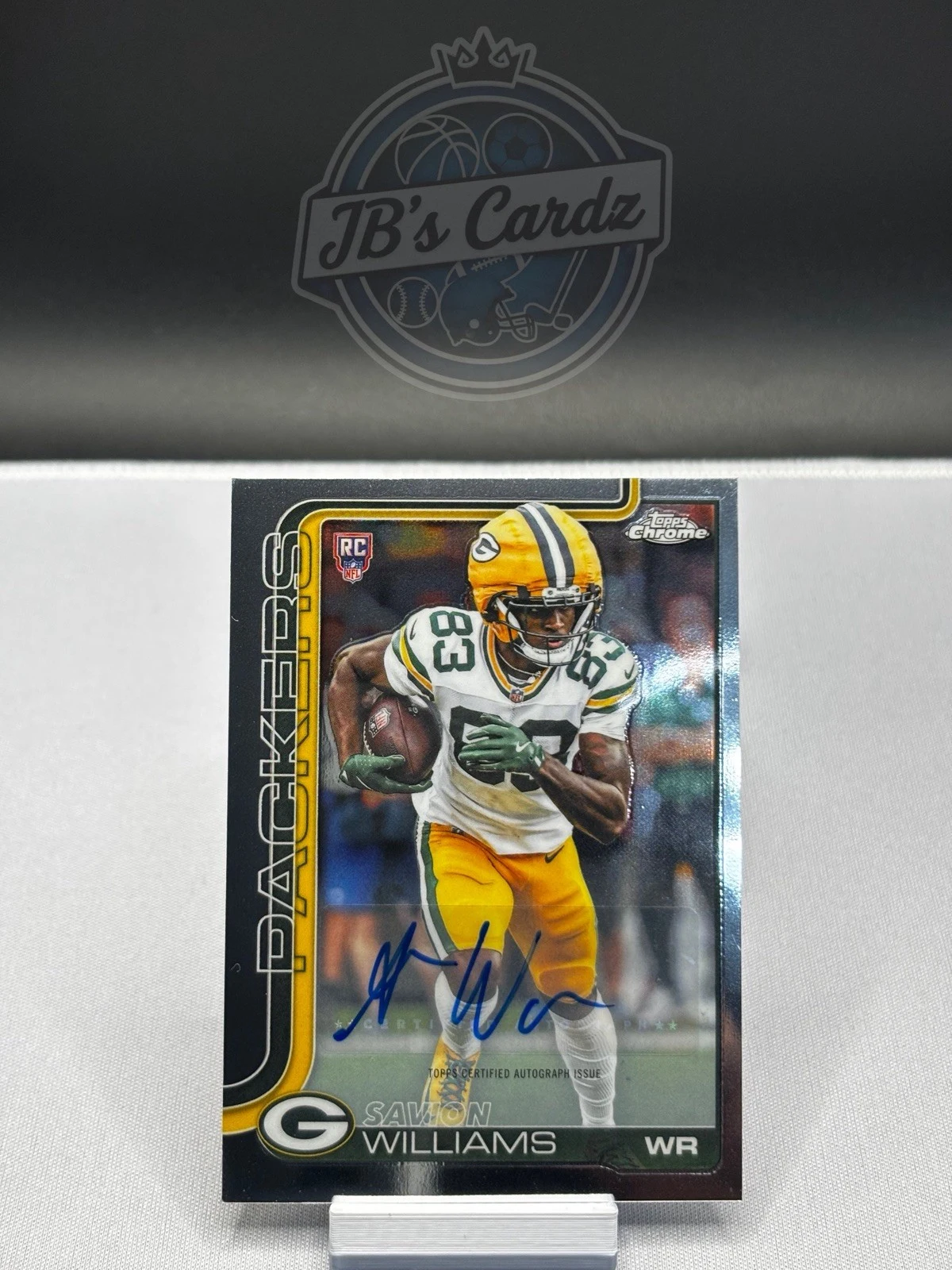 Savion Williams 2025 Topps Chrome Football card