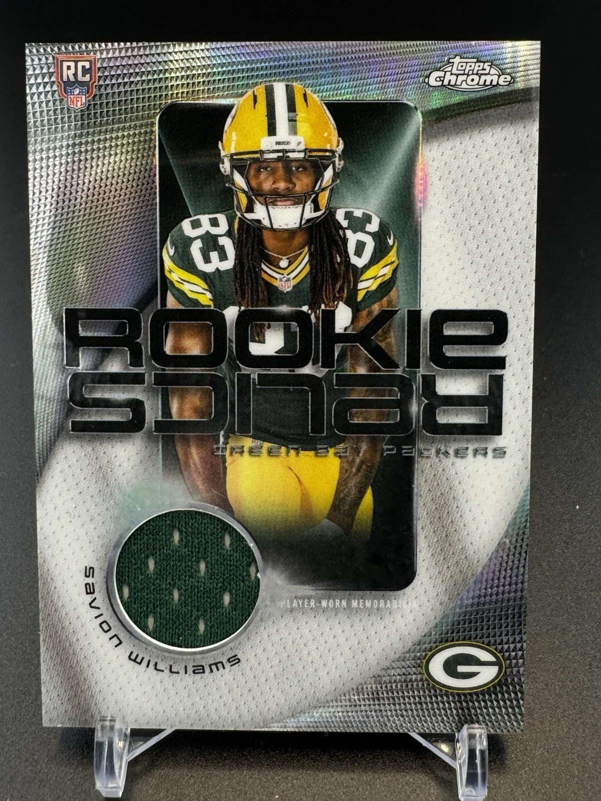 Savion Williams 2025 Topps Chrome Football card
