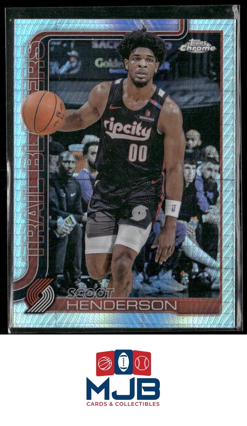 Scoot Henderson 2025-26 Topps Chrome card