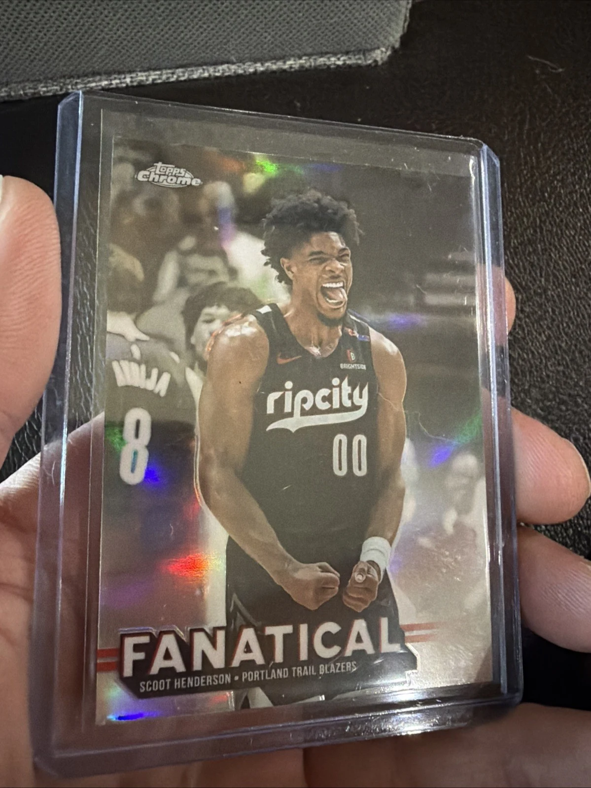 Scoot Henderson 2025 Topps Chrome Basketball card