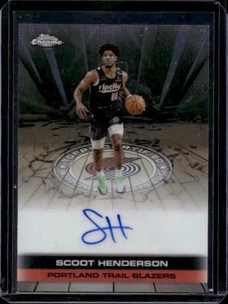 Scoot Henderson 2025-26 Topps Chrome card