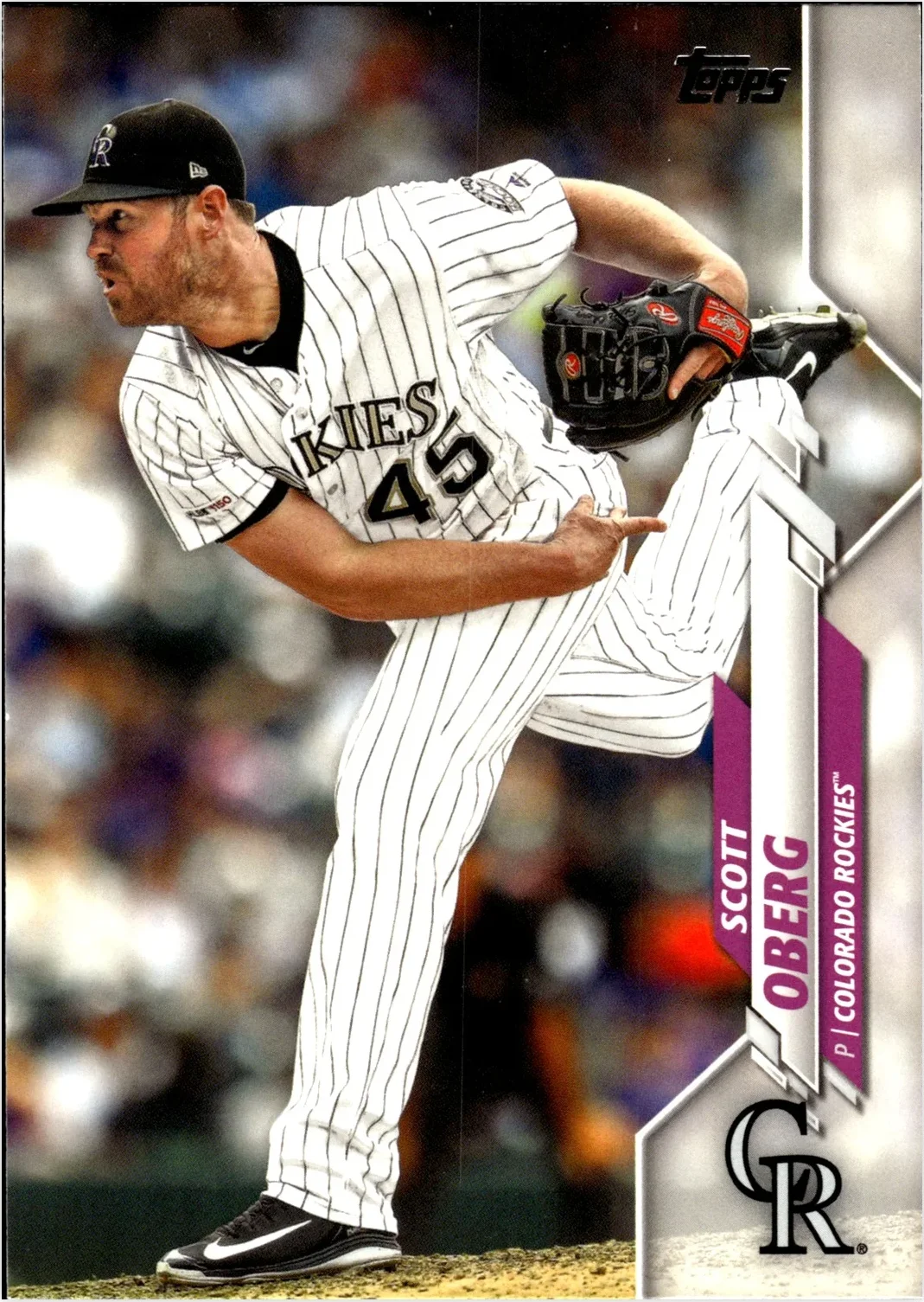 Scott Oberg 2020 Topps #395 baseball card - Front